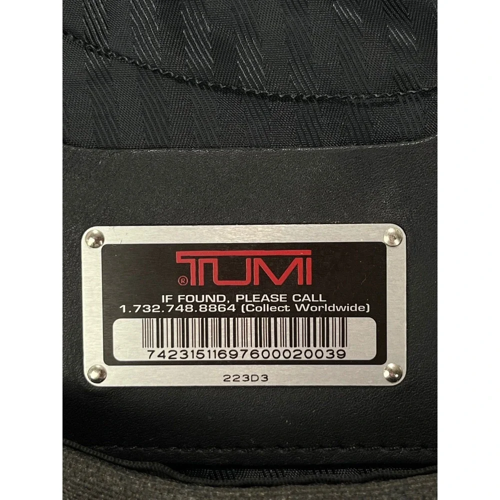 TUMI Black‎ Men's 223D3 Ballistic Bag Duffle Weekender Carry On Travel School